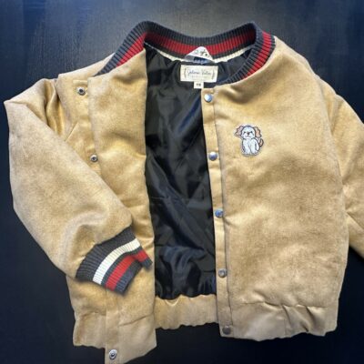 Boys Ochre Bomber Jacket